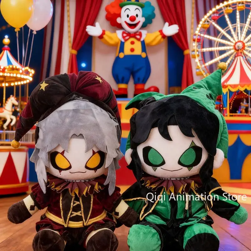 أنيمي ‌ غريب السيرك بييروث هارليكوين بلوشيز 40 سنتيمتر تأثيري لينة أفخم الجسم فستان وسادة محشوة غرفة زينة الهدايا