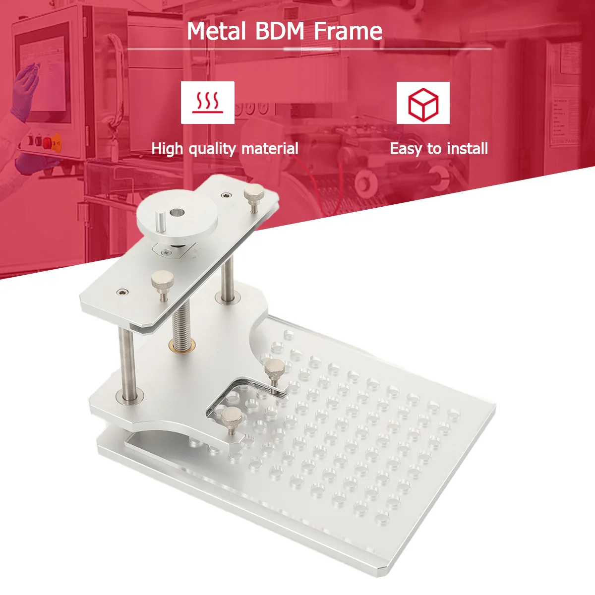 Metall-BDM-Rahmen, LED-BDM-Rahmen aus Edelstahl, ECU-RAMP-Adapter mit Sondehalter