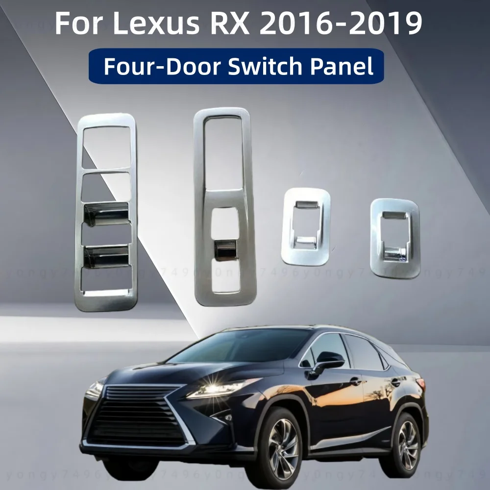 

Обновление автомобиля, Стайлинг, АБС-пластик, четырехдверная панель переключателей для Lexus RX 2016 2017 2018 2019, модификация автомобилей, украшения, аксессуары