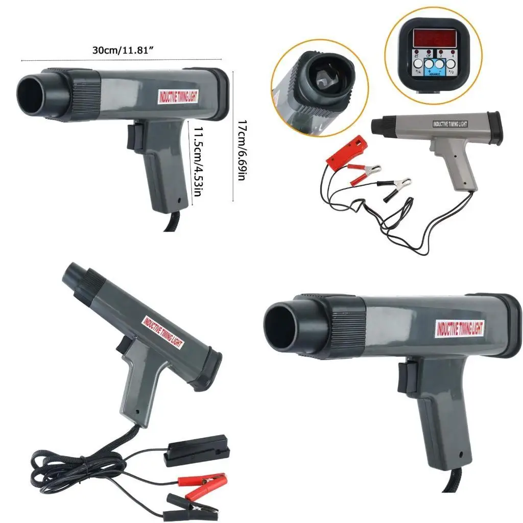 

02DE Digital-Engine Timing Light 12V Ignition Timing Light Vehicle Diagnostic Tools