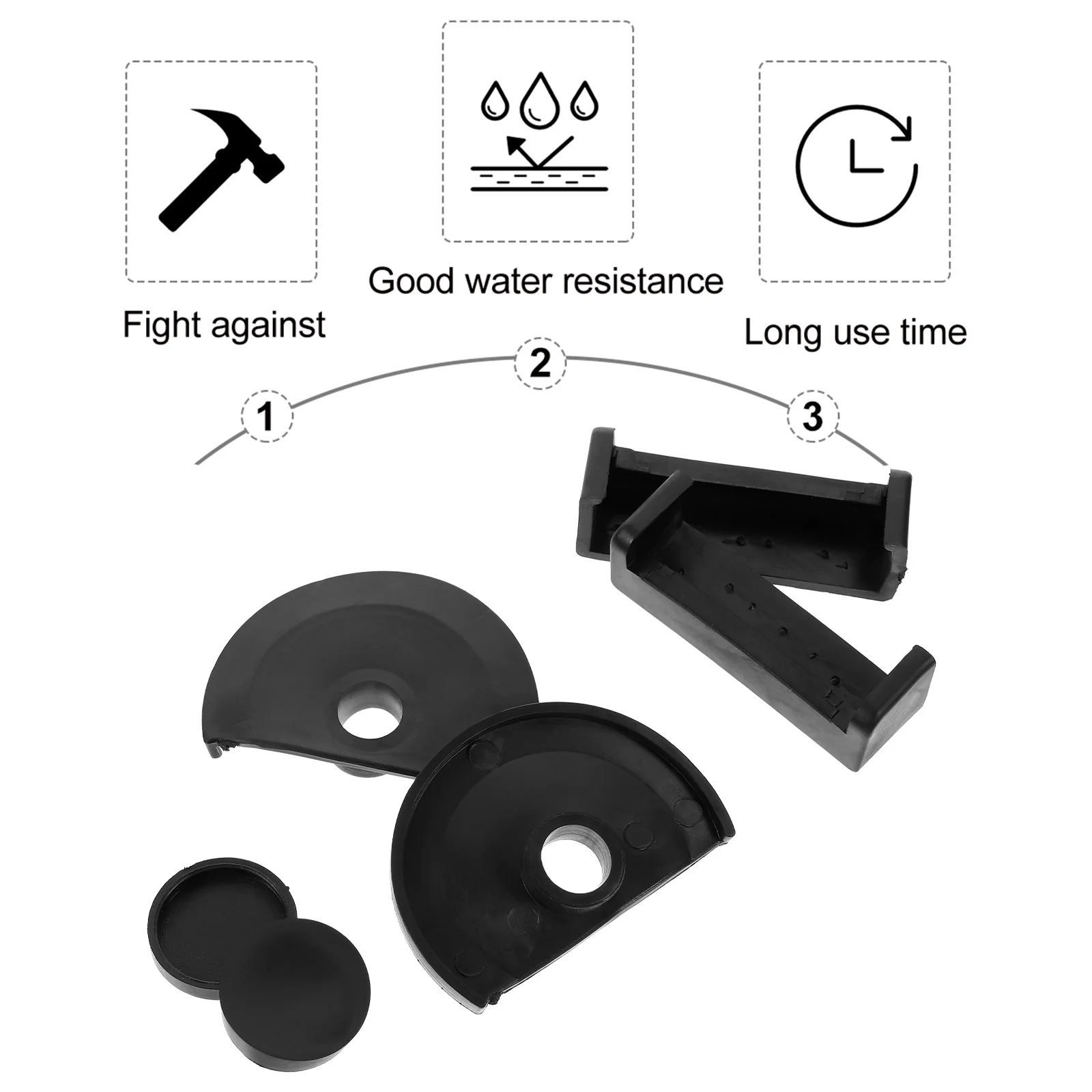 

12Pcs Professional Bench Vise Non-Slip Pads Mini Anti-Pinch Cushions Durable Rubber Gaskets for Protection