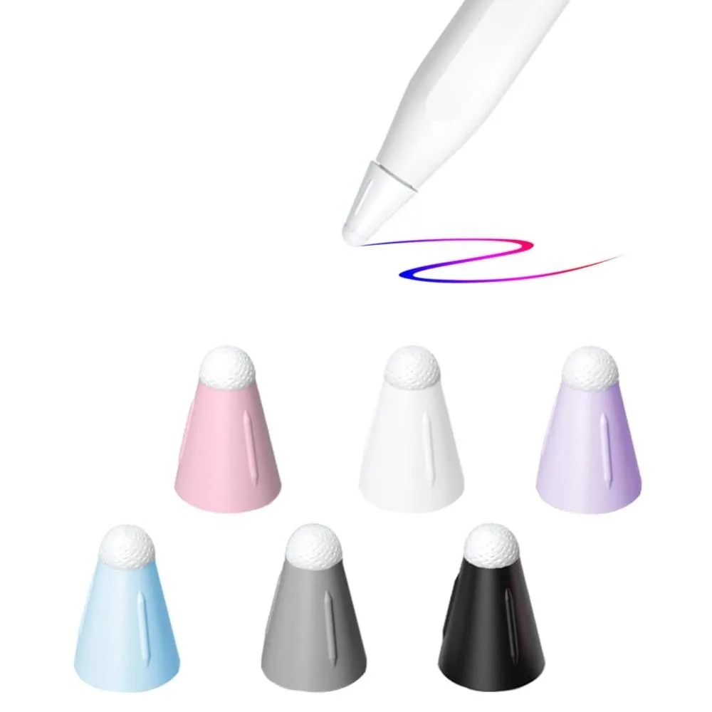 

8 шт., сменный наконечник для карандашей с шумоподавлением, как в бумаге, с коробкой для хранения, силиконовые наконечники для ручек для Apple Pencil 1 2 Pro USB-C