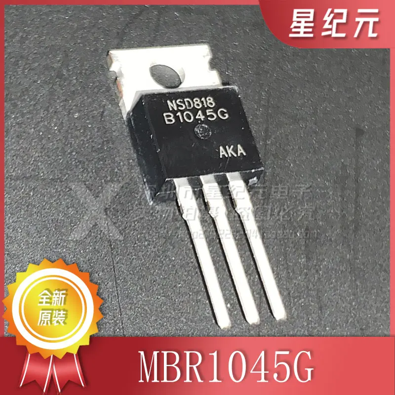 [IN STOCK] 1 Piece MBR1045CT TO220 Schottky Diode 10A45V SB1045 B1045G Brand-new Original