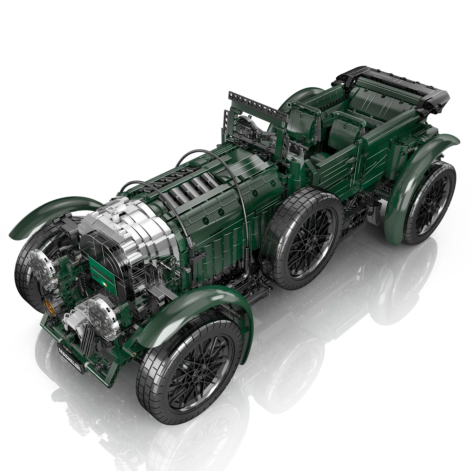 Mould King 13191 Technical Car Building Block The Remote Control Blower Vintage Car Set Assembly Brick Toys Kids Christmas Gift