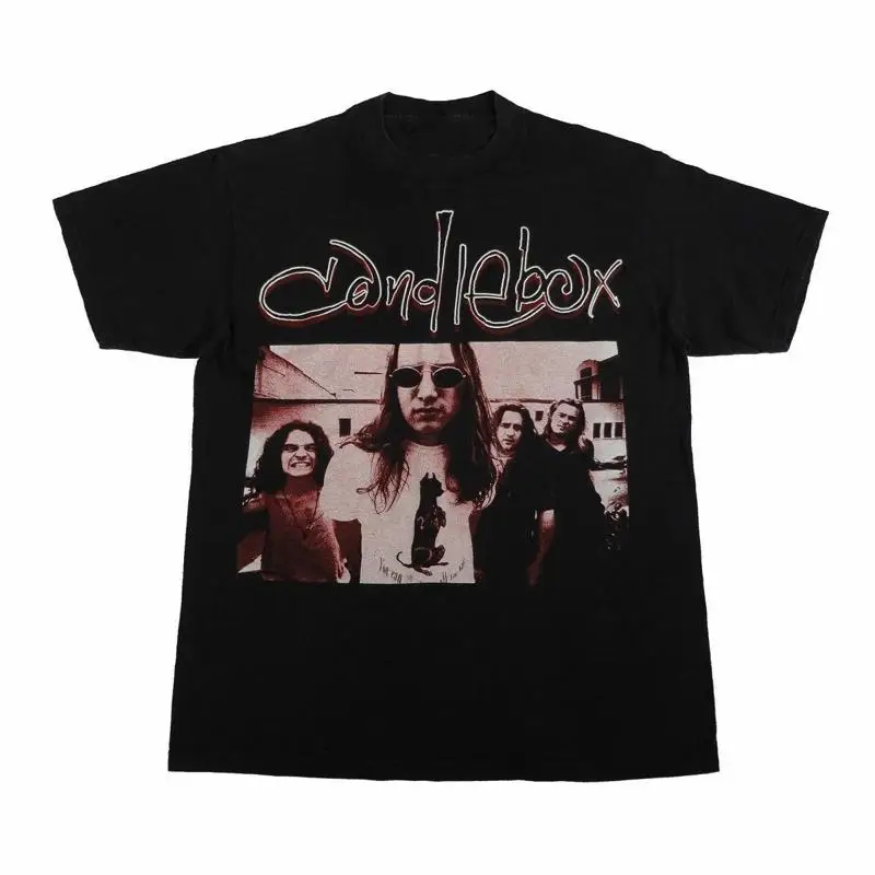 Vtg Candlebox Band Concert Tour Cotton Black T Shirt For Men All Size In605