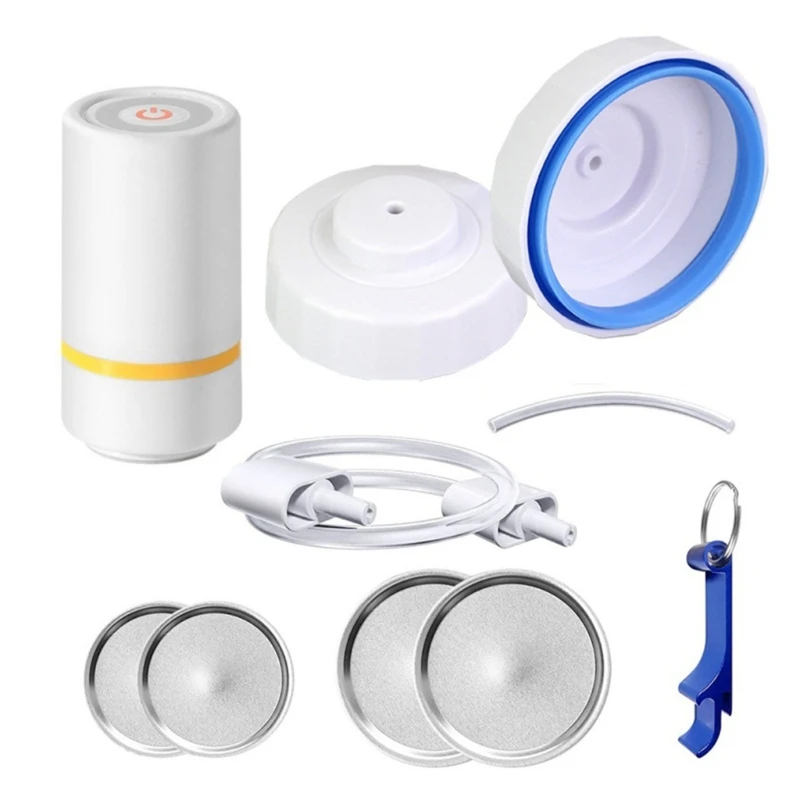 

M2EE Jar Sealer Food Saver Tool Vacuum Sealer Vacuum Sealer Kits Manual Portable Vacuum and Lid Opener Jar Sealing Kits