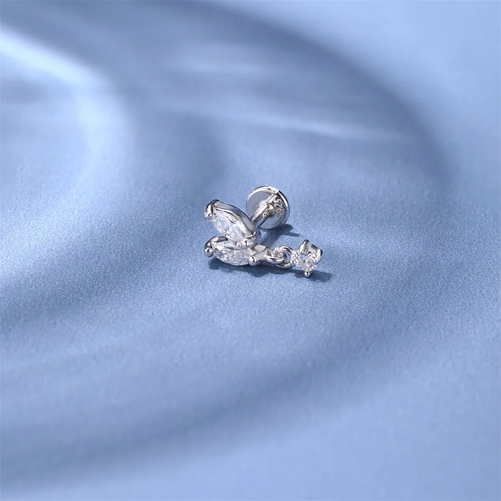 Aide 6/7/8/9mm 1pc Funkelnde Moissanit Ohrringe 925 Sterling Silber Klassische Glänzende Kreis Creolen für Frauen Edlen Schmuck – Detail 28