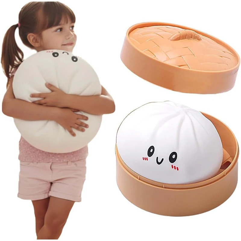New 25cm Colorful Dumpling Big Stress Balls Reusable Low Rebound Decompression Dough Ball Unique Home Decoration Birthday Gift