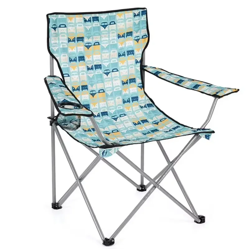 for Customizable Digital Full-color Printing Lightweight Camping Chair Portable Cheap Folding