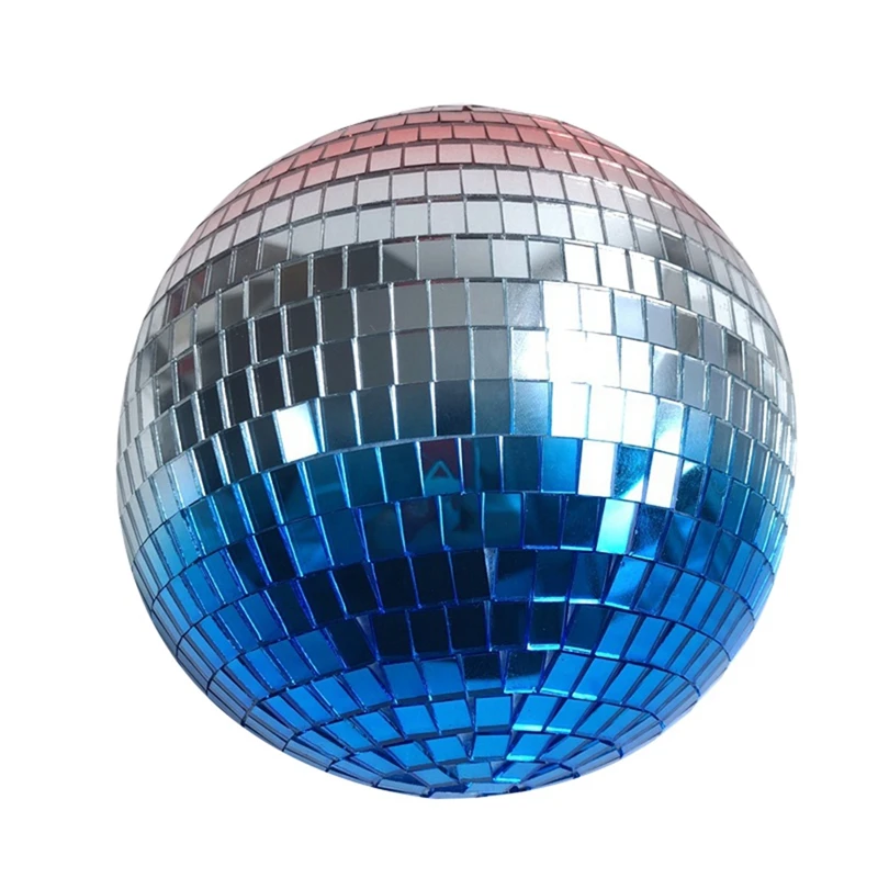 8 Inch Mirror Dazzling Colourful Hanging Disco Ball, Party Decorations, Wedding Decorations, Home Band Eecorations