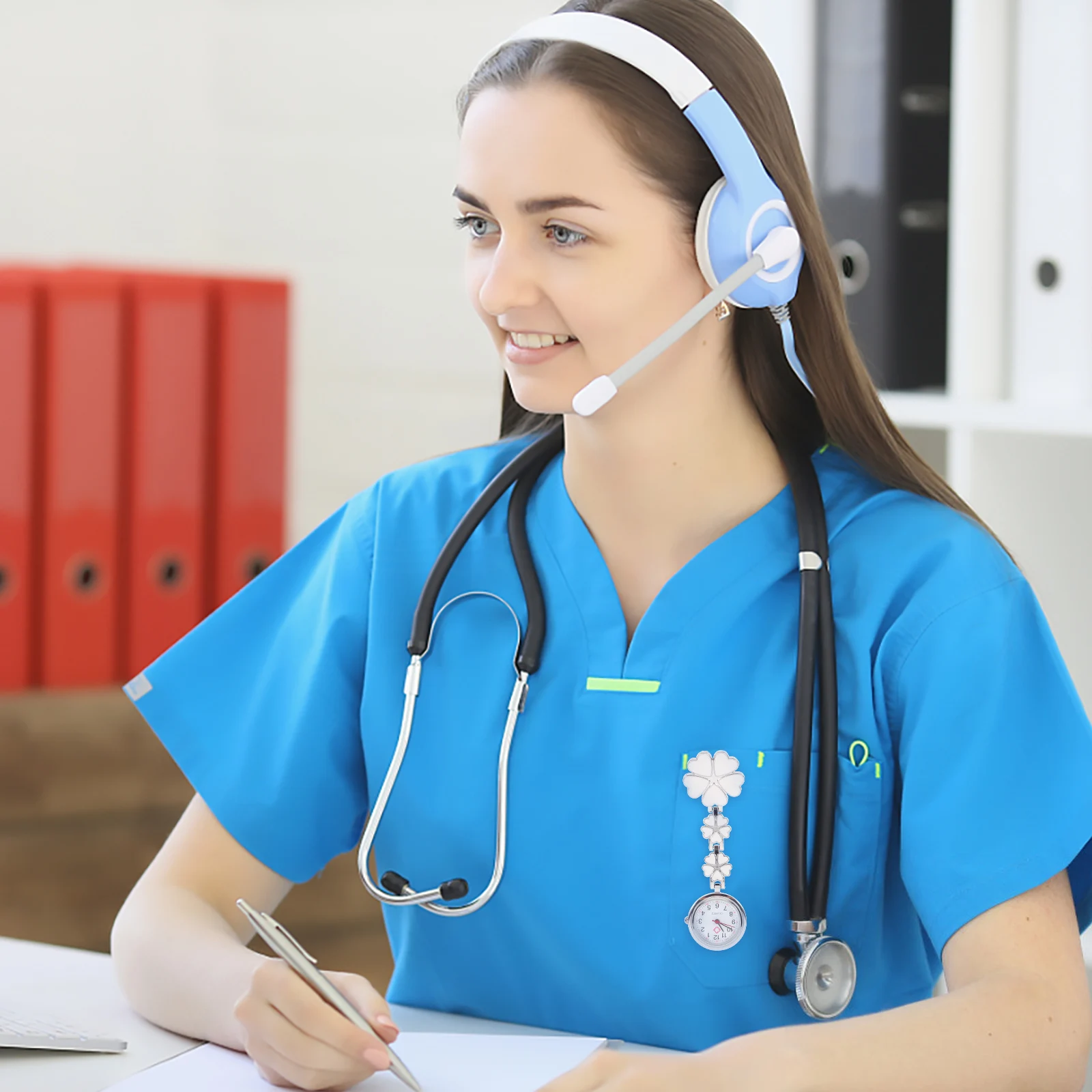 

Nurse Zinc Shape Decorative Mini Pocket Hanging Decorative Hanging Watch Style Practical Mini Pocket Watch Gift