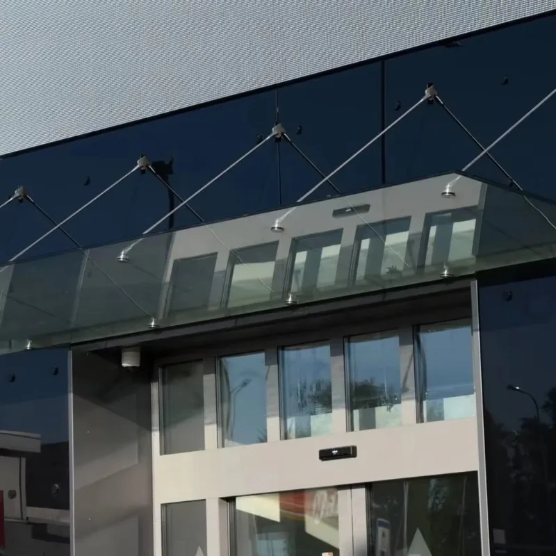 Modern Design Outdoor Aluminum Door Windows Awnings with Gutter Pavilion Sunshade