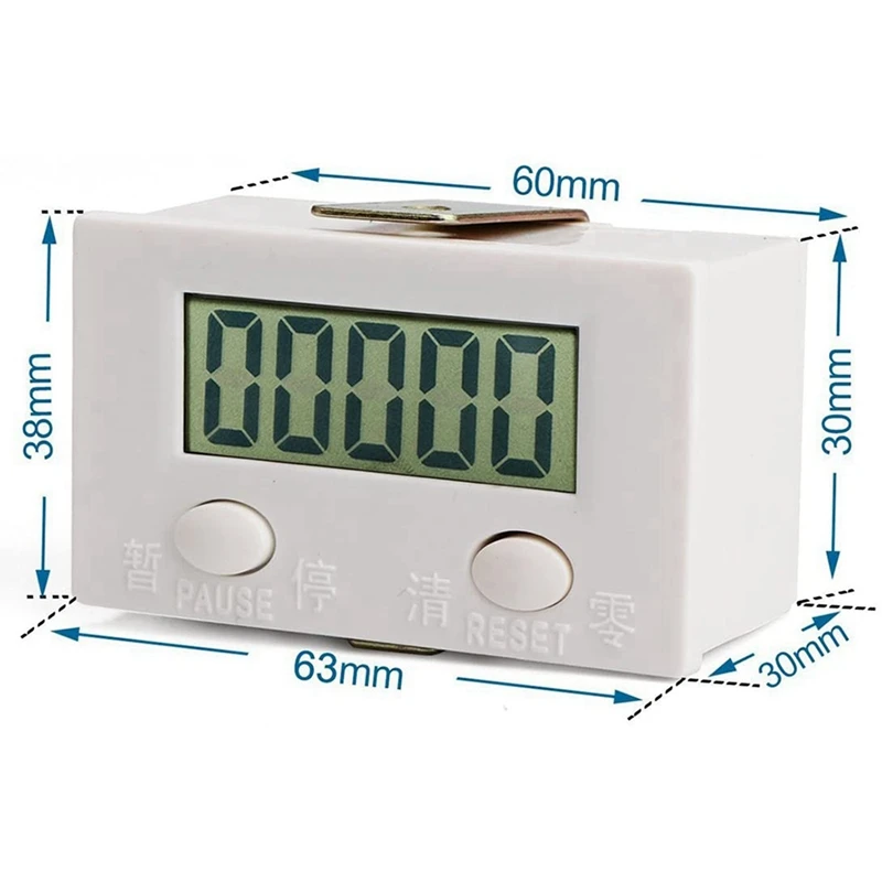 الترويج! 3X 0-99999 LCD شاشة ديجيتال عداد إلكتروني لكمة المغناطيسي التعريفي القرب التبديل الترددية الروتاري العد