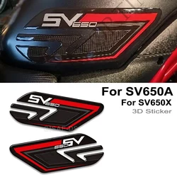 For Suzuki SV650A SV650X SV650 S X Motorcycle Fuel Tank Pad Decal Protection Stickers 2016 2017 2018 2019 2020 2021 2022