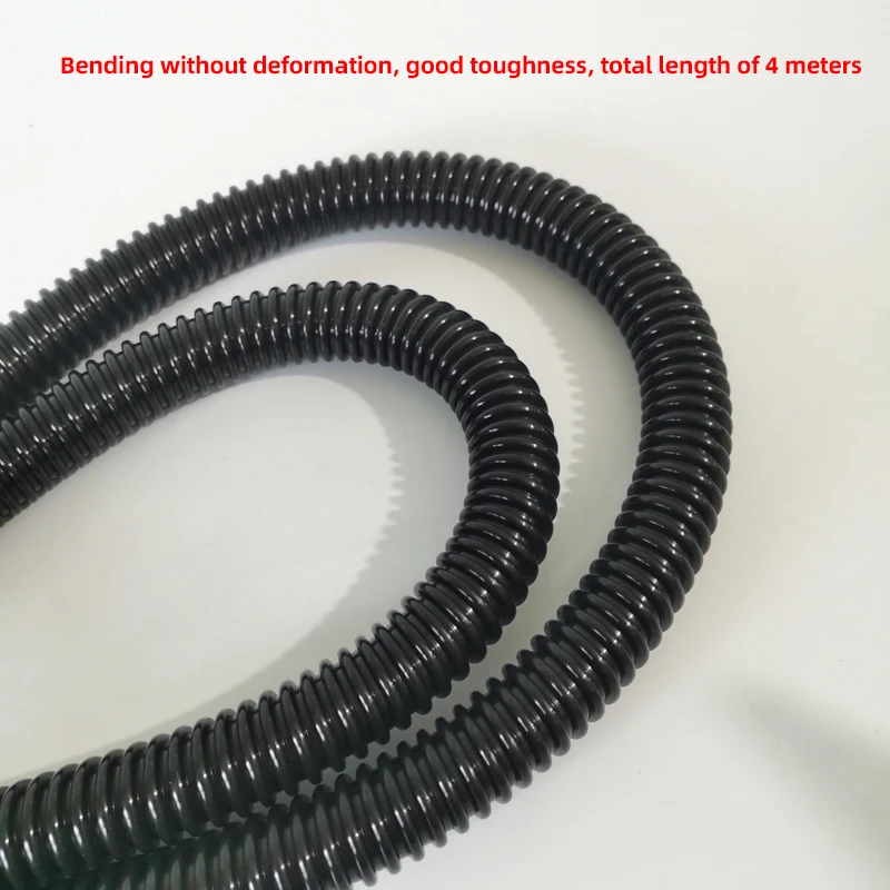 Hand Push Plate Vacuum Tube Dry Grinder Planer Dust Collection Hose 4 Meters Suitable For MIRKA And FESTOOL