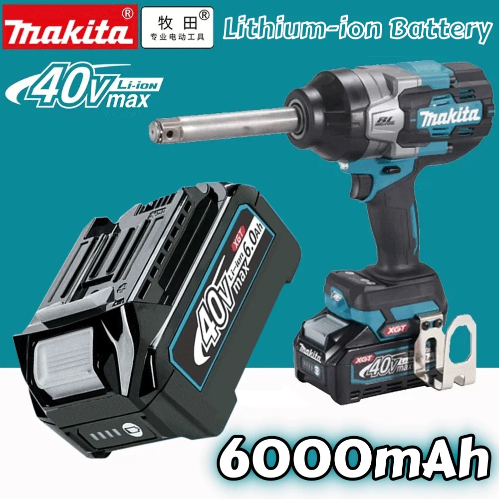 

Original Makita Xgt 40V Lithium Ion Battery 6.0Ah Rechargeable Replacement Battery, BL4020,BL4025,BL4050,BL4080 40v Battery