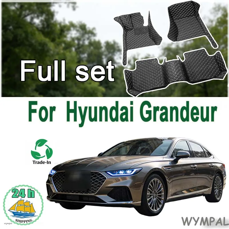 

Напольный коврик для Hyundai greatazera IG 2019 2020 2021 2022, 5-местный водонепроницаемый коврик, напольный коврик, коврики для автомобиля, роскошные автомобильные аксессуары