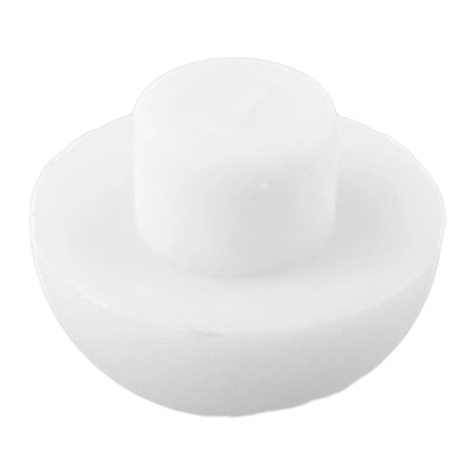 Buffers Toilet Seat Bumpers 10Pcs Kit Sturdy ABS+TPE White Accessories Cushion Pack Pads Replacement Practical