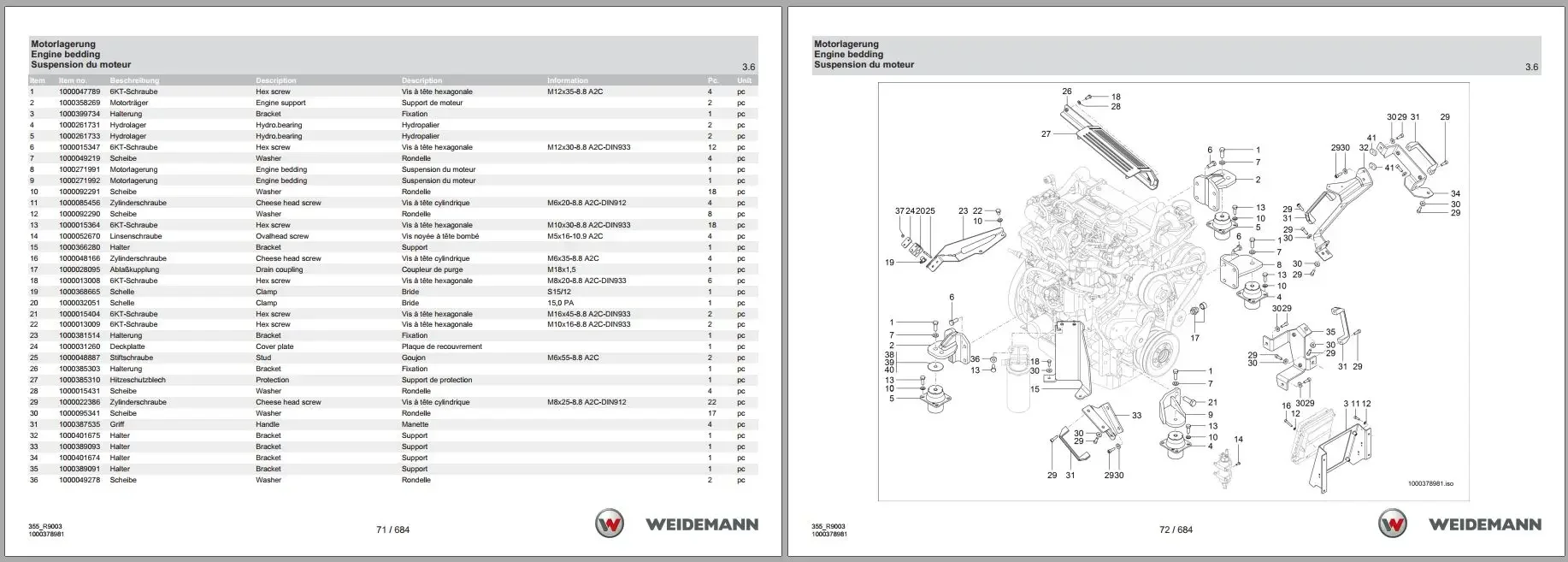 AutoDVD Weidemann Machinery 11.6 GB PDF 2023 Spare Parts Catalog Multilingual Languages