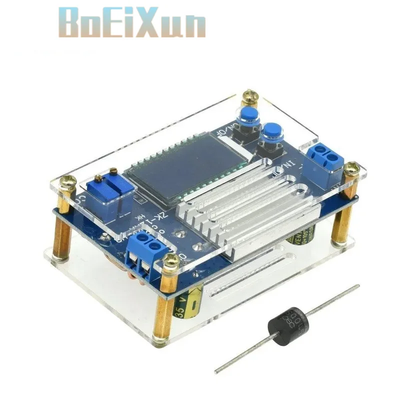 DC 0-32V 12A Constant Voltage Current LCD Digital Voltage Current Display Adjustable Buck Step Down Power Supply Module Board