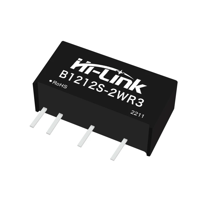 Hi-Link New Model 2W 12V 166mA B1212S-2WR3 High Efficiency DC DC Converetr Isolated Switching Power Supply Module