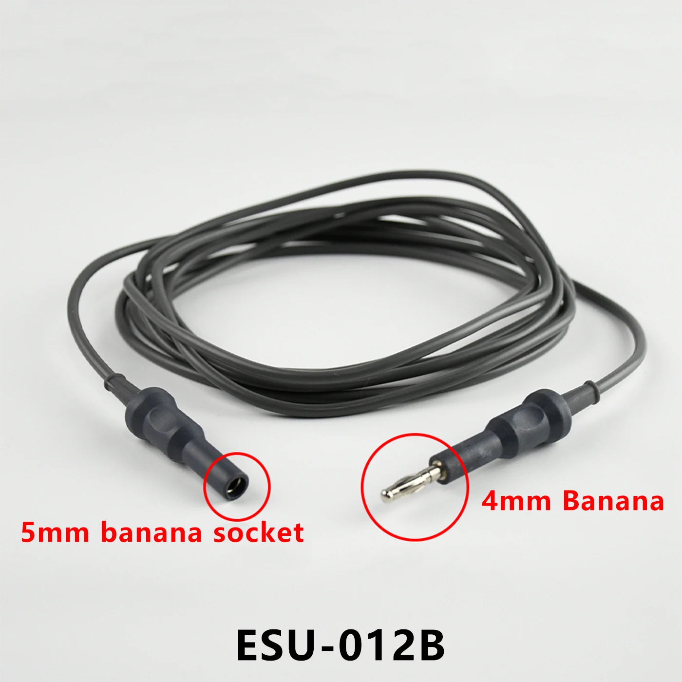 V-Lock Monopolarny kabel silikonowy wielokrotnego użytku z złączem bananowym męskim żeńskim 8 mm 4 mm 5 mm