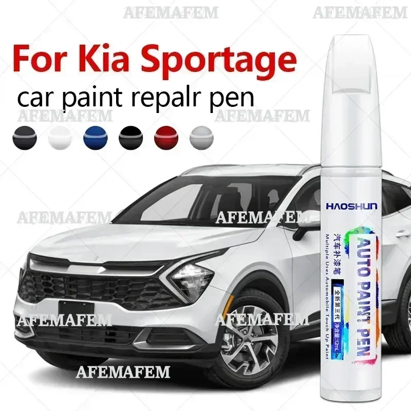 Paint Repair Pen Touch Up Scratch Remover DIY Auto Accessories Black White Green Silver Red For Kia Sportage 2010-2025 SL QL NQ5