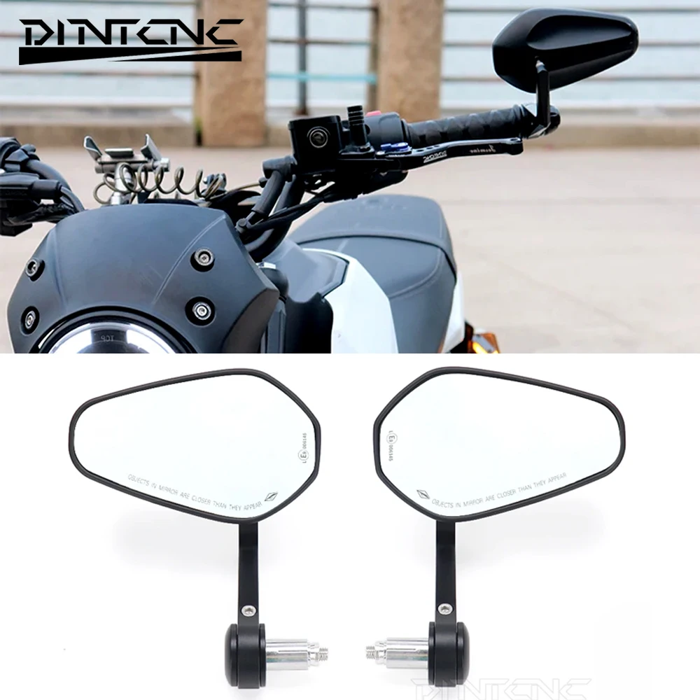 Left Right Reflective Rear View Handlebar End Mirror For DUKE 790 890 1290 R SUPER For 790DUKE 890DUKE Glass Lenses Accessories