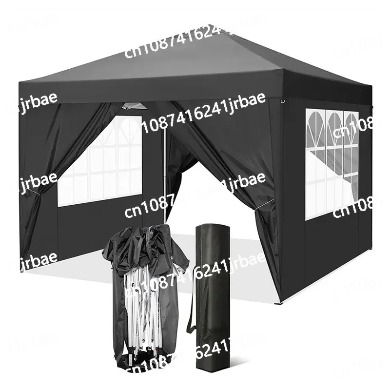 Pop Up Gazebo Garden Canopy Waterproof Outdoor Tent Portable Folded Awning 4 Side Vents UV Sun Protection Camping Shelter
