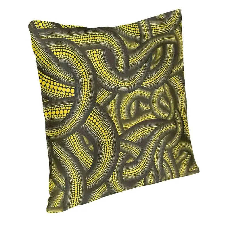 Yayoi Kusama Cushion Cover 45x45cm Home Decor 3D Print Funny Polka Pop Throw Pillow for Sofa Double Side