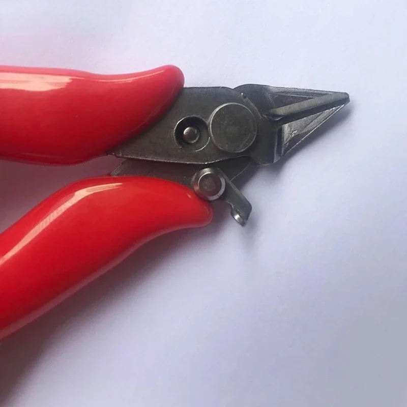 Poignée en caoutchouc isolée, pince diagonale de 3.5 pouces, petite pince électronique à coupe souple, Mini coupe-fil, outils à main