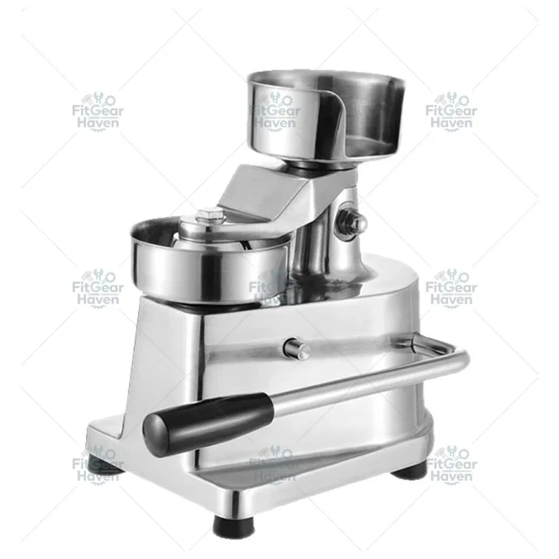 Manual Hamburger Press 100mm-150mm, Round Meat Patty Maker Burger Forming Machine