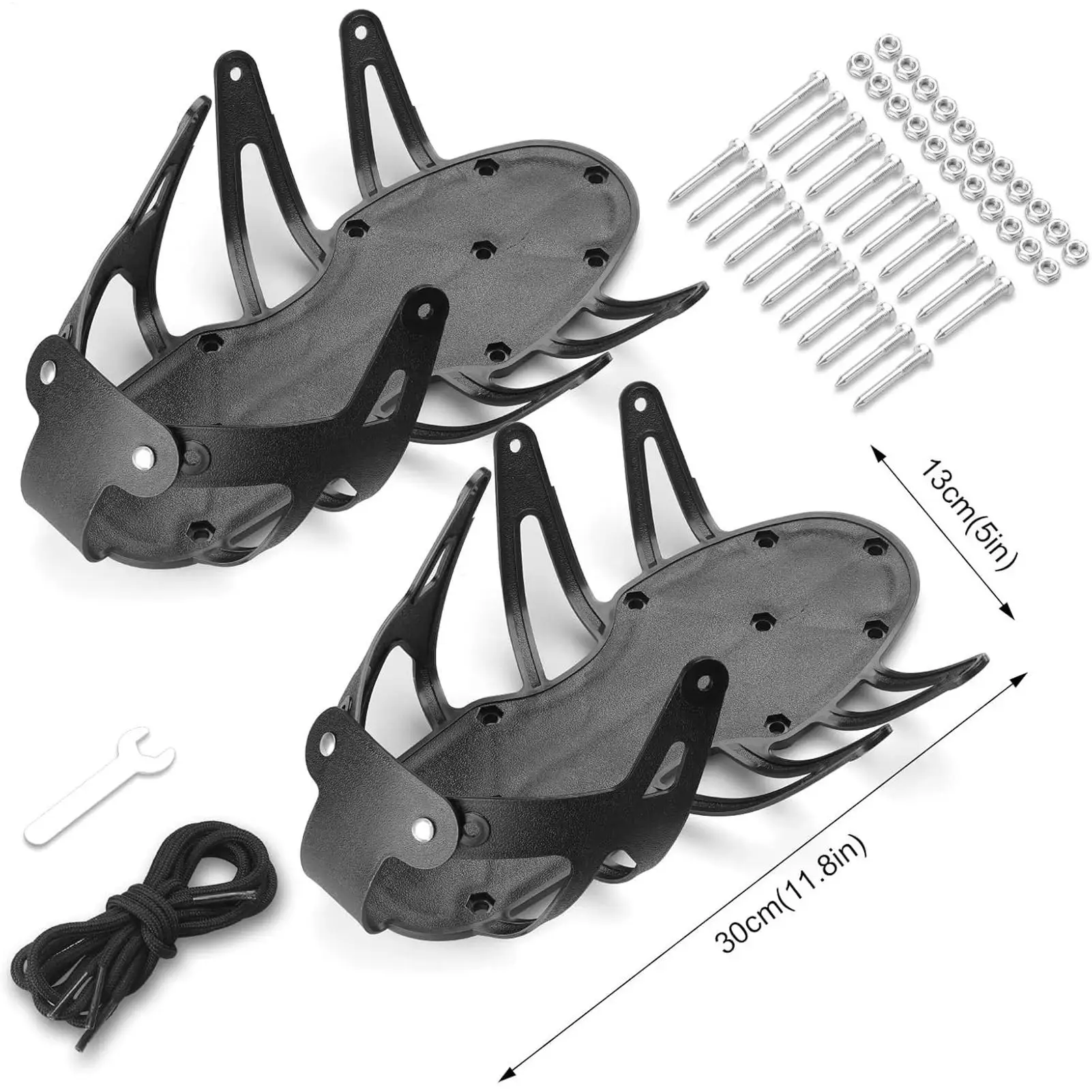 Buty do aeracji trawnika, buty z kolcami do aeracji z regulowanymi paskami, wytrzymały aerator do rozluźniania gleby, podłogi epoksydowe