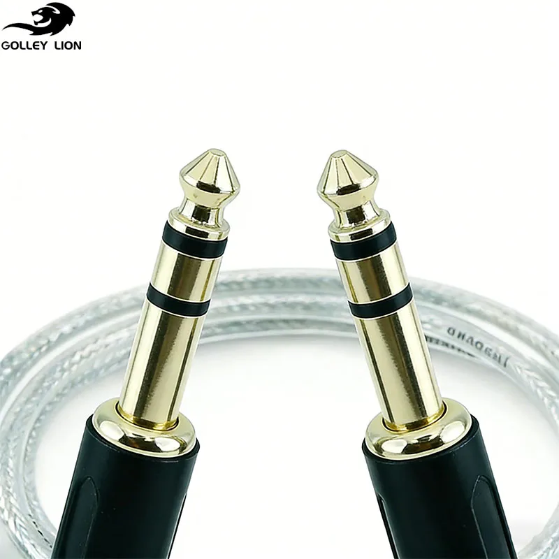 

Aux Guitar Cable 6.5 Jack 6.5mm to 6.5mm Audio Cable 6.35mm Aux Cable for Stereo Guitar Mixer Amplifier Speaker cablenew