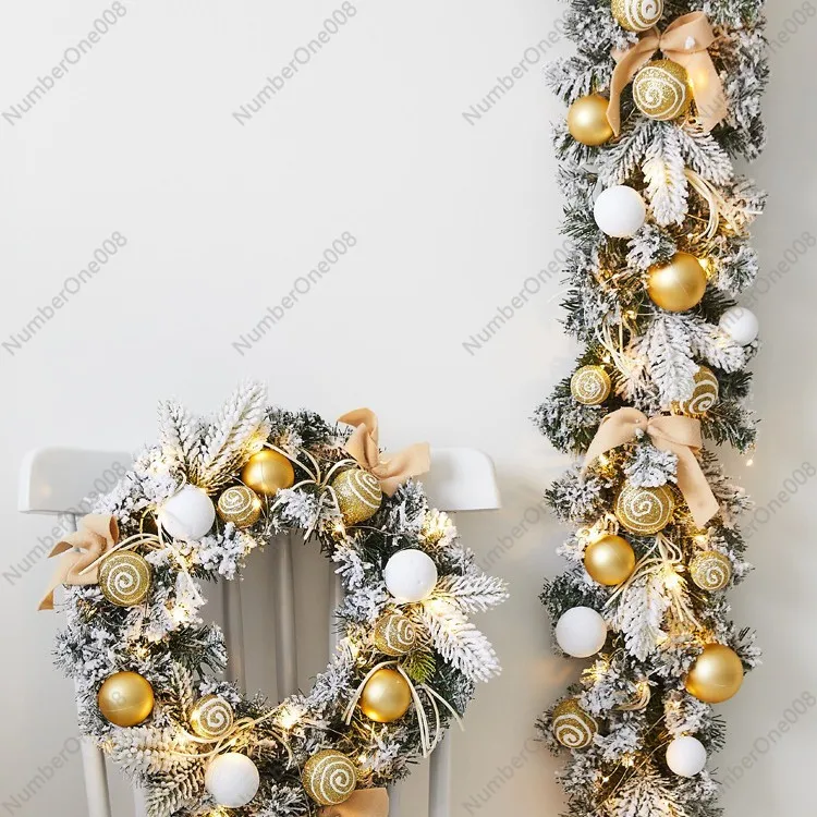 Christmas Decorations, Christmas Tree Wreaths, Rattan Stores, Shopping Mall Atmosphere, Snowflake Decoration, Rattan Pendants