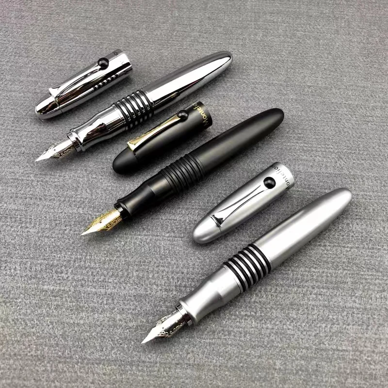 قلم حبر نحاسي سميك ثقيل بتصميم فريد من Montefiore أدوات مكتبية ومورد أعمال وكتابة أقلام هدايا ناعمة