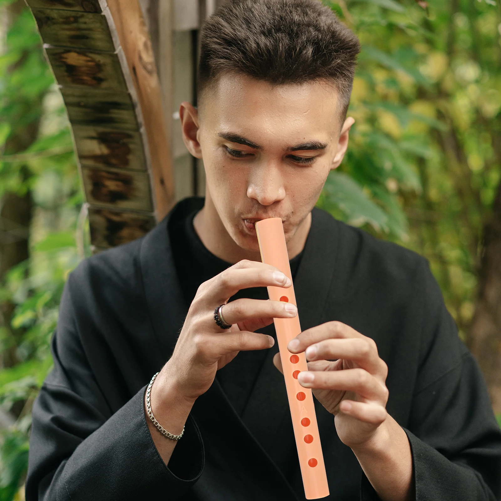 

3 Pcs Piccolo with Membrane Hole Flute Instrument for s Beginners Musical Instruments Plastic