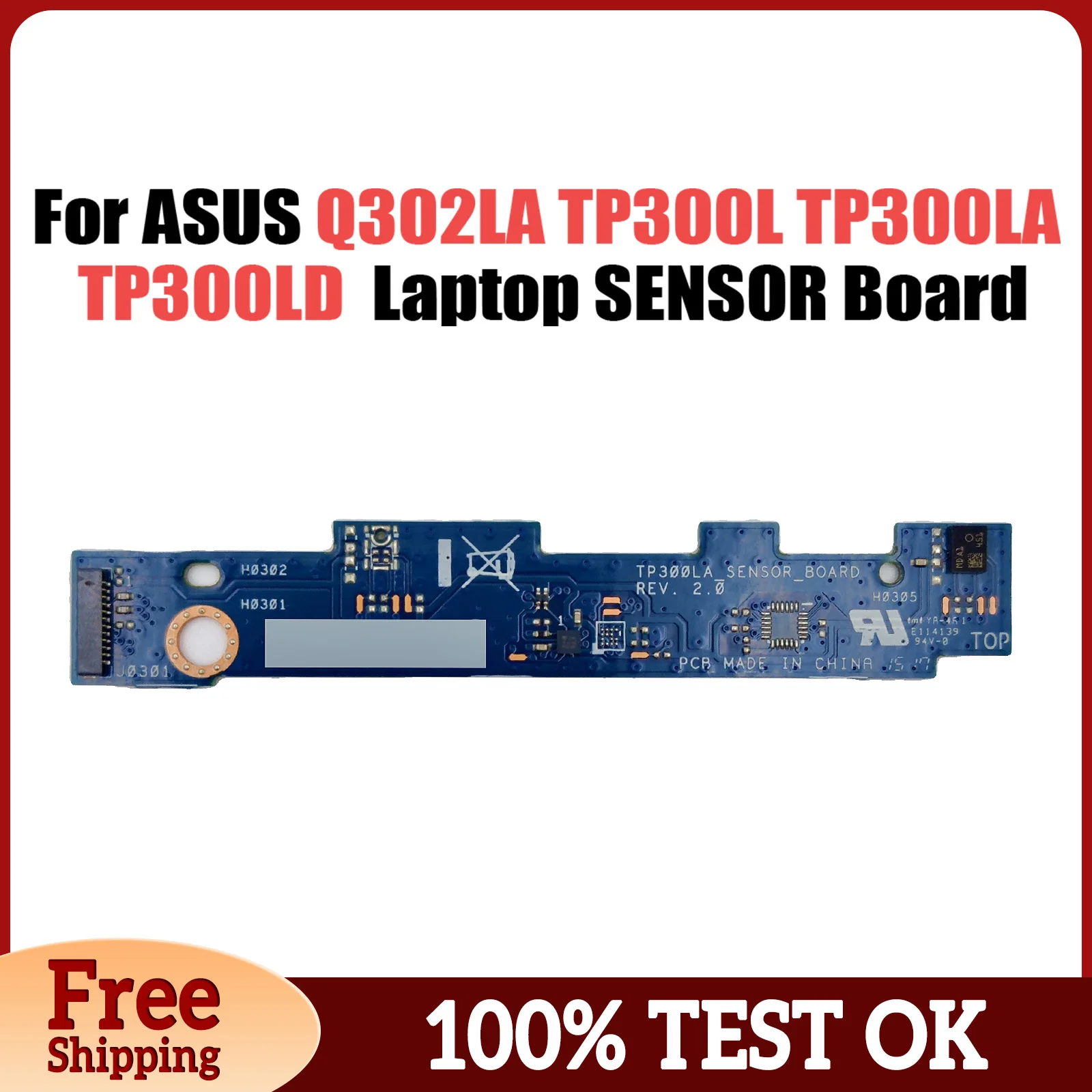 Para ASUS Q302LA TP300L TP300LA TP300LD placa SENSOR de ordenador portátil 100% probado envío rápido