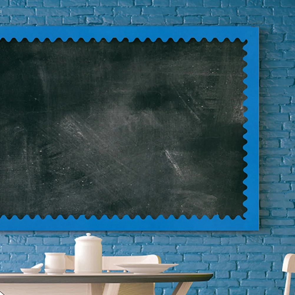 

2 Rolls Wave Bulletin Border Wear-Resistant Decorative Trim for Classroom and Bulletin Board Supplies Classroom Borders