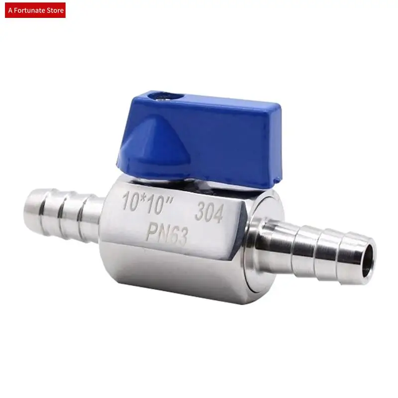 

Мини-шаровой кран из нержавеющей стали, 10 мм, адаптер пагоды, оборудование 304, двухходовой газовый шаровой кран, мини-шаровой кран с острым горлышком-A78G