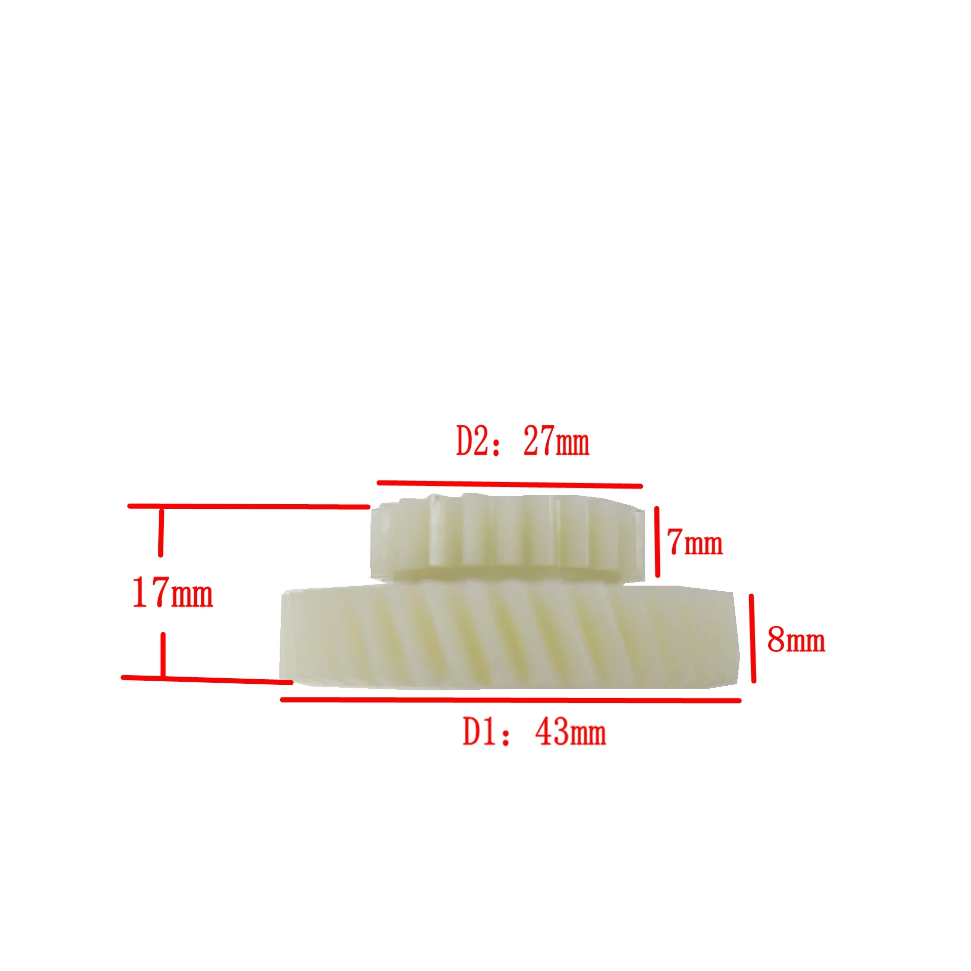 AKM Motor 85SX Nylon Gear Spare Part Aikema 3Pcs 23-39 Teeth Number Helical Internal With Bearing