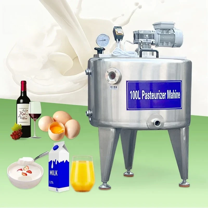 Mini Pasteurization Milk Plant Compressor Batch Cooling Equipment Small Flash Pasteurizer For Sale