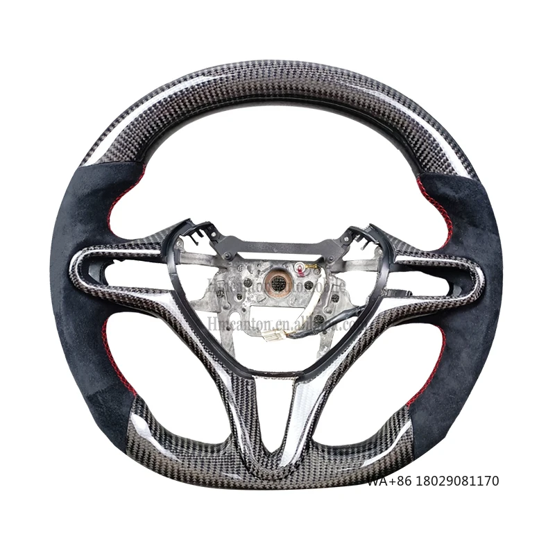 

Оптовая продажа, низкая цена, перфорированный кожаный руль для Honda Fit 2, поколения Civic, автомобильный руль