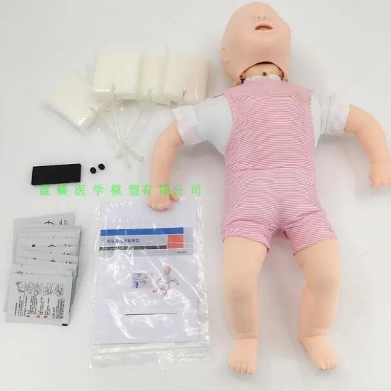 Infant infarct model Child asphyxiation model CPR infant infarct model Simulate respiratory arrest emergency rubber person