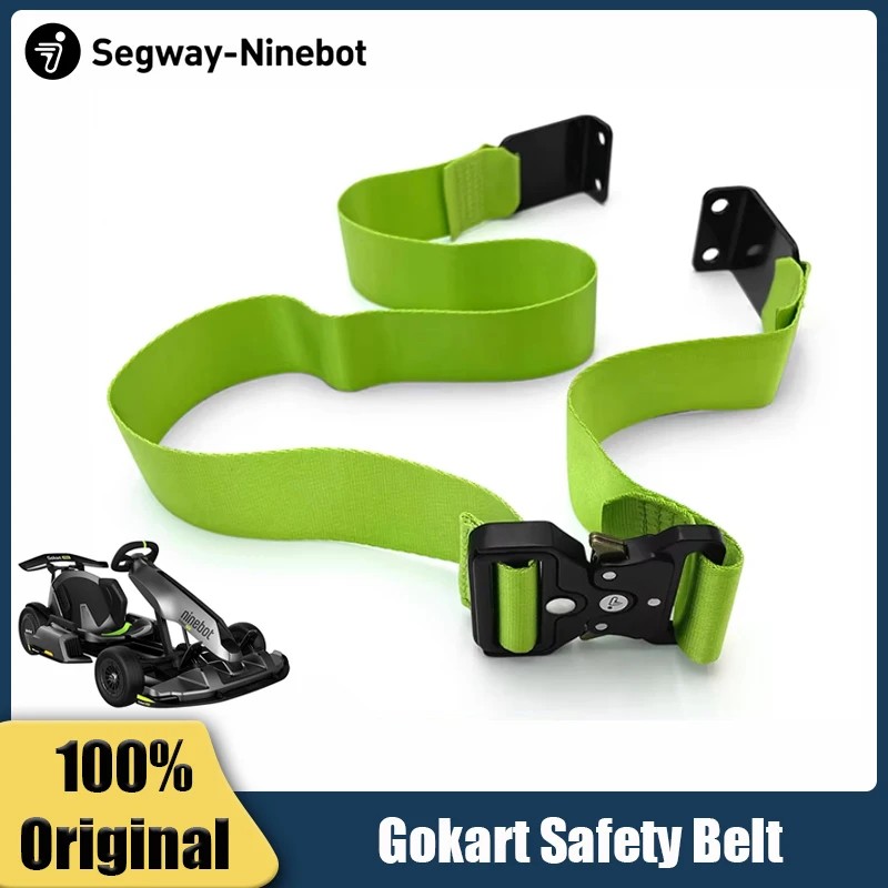 Ceinture de sécurité d'origine pour Ninebot Segway, Gokart PRO, auto-équilibrage, scooter électrique, voiture de course de kart, siège vert, pièces de ceinture de sécurité