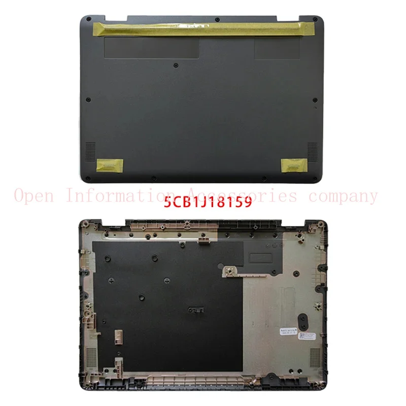 New For Lenovo 100E Chromebook Gen 4;Replacemen Laptop Accessories Lcd Back Cover/Keyboard/Bottom/Hinges With LOGO 5CB1J18161