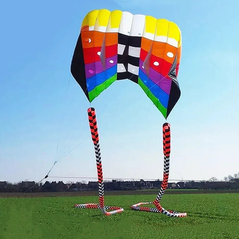 Free shipping Pilot lifter kite 12㎡ large single line parafoil kite line laundry soft inflatable toys professional kite kitesurf