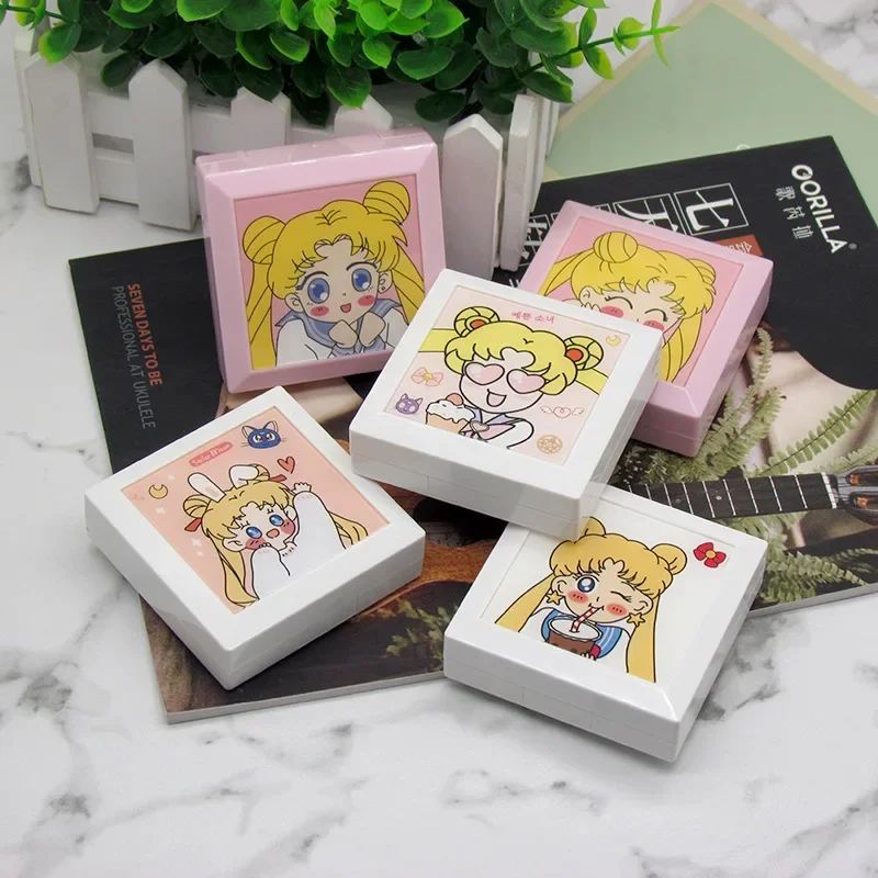 Sailor Moon Tsukino Usagi Contact Lens Case Creative Toys Japanese Anime Cartoon Beauty Pupil Case Box Meitong Companion Box