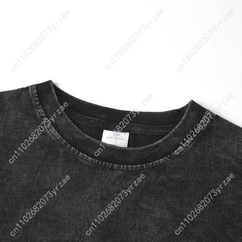 Y2K เสื้อยืดฮิปฮอปวินเทจวัสดุผ้าฝ้ายแท้เสื้อยืดชายหญิงคุณภาพสูงย้อนยุคแขนสั้นแฟชั่นเสื้อระบายอากาศได้ดี