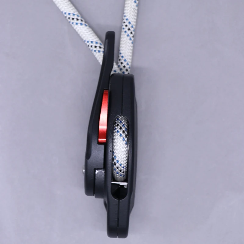 CCK-TL Rock Rope Climbing Descender 250 kg Getriebe Abseilgetriebe Sicherungsgerät Absteiggeräte Ausrüstung Seilzugangsrettung – Detail 14